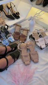 Sandal TA01 Sepatu Sendal Bapau Tali Wanita BENITE 2CM