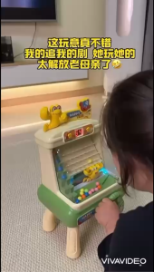 RC-global Crab Catcher Ball Machine Motor Skill Focus Montessori Kids Electronic Portable Hand Eye Coordination