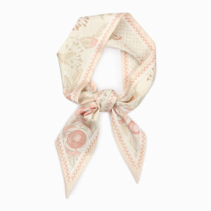 ARM Bag Womens All-Match Suit Thin and Glittering Pattern Shirt Silk Scarf