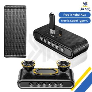 [KN ACC] BLUETOOTH SPEAKER X6 POWER BANK 3000mAh PREMIUM QUALITY