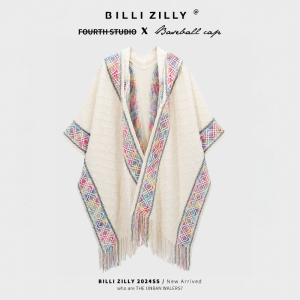 BILLI ZILLY | Warm Knitted Shawl for Women