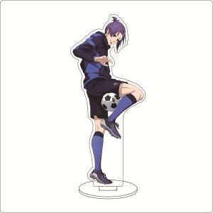 Bandai | 16CM Anime Khóa Màu Xanh Acrylic Hình Đứng Chigiri Hyoma Isagi Yoichi Raichi Jingo Imamura Yudai Cos Đồ Trang Trí Quà Tặng Giáng Sinh