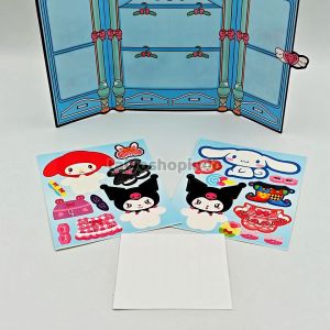 TAIYO DIY Dress Up BP Sanrio Lotso Stiker Sticker Jendela Tempel Pakaian Fashion Karakter Seni Anak