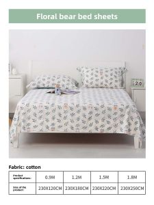 DOHIA | 100% Cotton Bed Sheet Single & Double Use