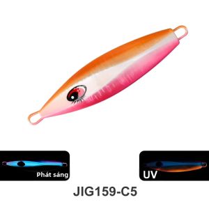 Mồi Câu Jig Slow Pitch 100g-200g Phát Sáng UV Mồi Kim Loại Câu Cá Ngoài Khơi Câu Mực & Cá Mú Dùng Cho Câu Thuyền & Câu Đá.