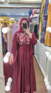 GAMIS PESTA SYARI ROWENA GAMIS MUSLIM JUMBO