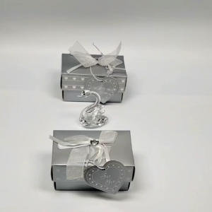 Ornamen Angsa Kristal Kelas Atas: Aksesori Lemari Anggur Pintu Masuk Ruang Tamu