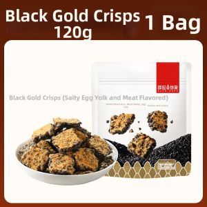 XUEJICHAOHUO | Salty Egg Yolk and Floss Flavor Crispy Rice Crackers 120g