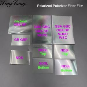 2/5/10PCS Polarized Polarizer Filter Film Sheet For Gamboy GB GBP For GBA GBC GBASP NGP WSC NDS NDSi NDSL Console