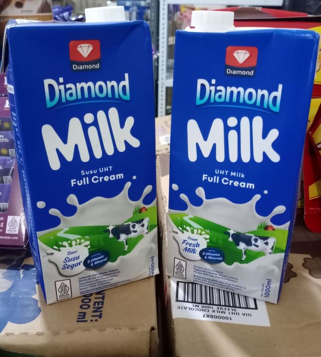 Uht Milk Full Cream Diamond 1000ml | Lazada Indonesia