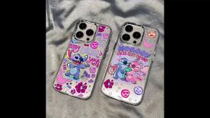 Funko | Ốp Điện Thoại Mềm Trong Suốt Anime S-titch LOVE Dành Cho Samsung Galaxy S26 S25 EDGE S24 S23 S22 S21 S20 FE Ultra Plus Chống Xước Chống Vân Tay Thiết Kế Nửa Bao Phủ