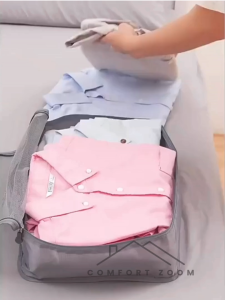 7 Pieces Packing Cubes / Travel Foldable Luggage Organizers / Storage Bag Accessories Suitcase with Laundry & Shoe Bag