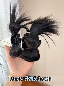 YTL กิ๊บติดผมทรงขี้เกียจสไตล์ฝรั่งเศส กิ๊บมวยผมลอนยุ่งๆ  สไตล์เกาหลี ลอนยุ่งๆ ลอนดังโงะ แฮร์พีชผมลอน กิ๊บมวยผม