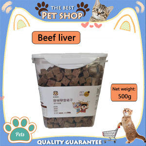 Cat treats Pet Snack Freeze Dried Treat Pet Chicken Freeze Dried Cat Snack cat freeze dried meat 500g 宠物冻干鸡胸粒鸡肝蛋黄粒海鱼零食