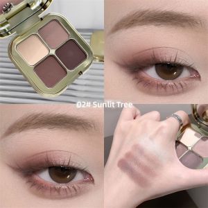 BLK Cosmetics | Matte Earthy Shimmer Oat Dried Rose 4-Color Eyeshadow