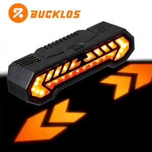 BUCKLOS Rear Bike Tail Light USB Rechargeable Bright Taillights Fit on Any Bicycle Easy To Install for Bike Turn Lamp