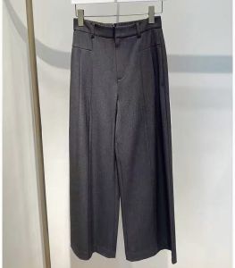 Fashionable High Waist Straight Leg Suit Casual Pants Womens New Arrival Autumn 2025 Casual Style Zipper Closure Comfortable Breathable