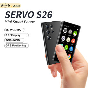 SERVO Mini Smartphone Android 9.0 3G WCDMA 2GB RAM 16GB ROM 3" HD Display 2MP Camera Dual SIM Small Cheap cell phones Play Store