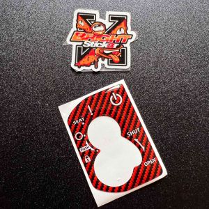STICKER Stiker EMBLEM TUTUP KUNCI KONTAK BEAT NEW 2020 2021 2022 DELUXE SCOOPY 2021 2022 TIMBUL
