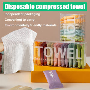 Disposable Compressed Non-Woven Towel Thickened And Enlarged Pure Cotton Towel Travel Independent Packaging Portable Face Washing Towel