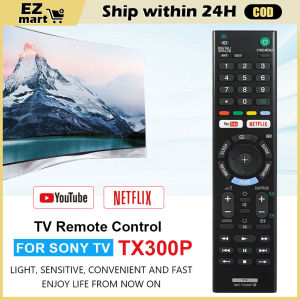 【Fast Shipping】 RMT-TX300E Remote Control Suitable for Sony Led Smart TV LCD Youtube/Netflix Button SAEP KD-55XE8505 KD43X8500F RMT-TX300P KD65X 306A-SONY-TV-RC-TX300P