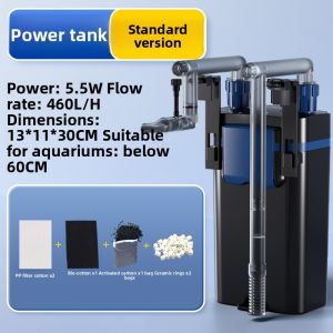 MONLEYTA | German Wall-Mounted Aquarium Filter Small Net Circulation Pump Three-In-One Turtle Low Water Level External Barrel