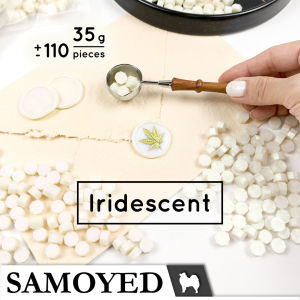 Lilin Segel / Stempel Surat / Undangan / Seal / Sealing Wax Beads 35 g Samoyed WXBD-35 Iridescent / Harmony