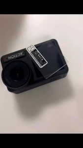 Telesin Lens Protective Tempered Glass 3 in 1 DJI Osmo Action 3 / DJI Action 4 Anti Gores Pelindung