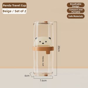 Travel Portable Breathable Multi-functional Toothbrush Storage Cup
