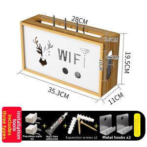 NAIFUNA | Multi-functional Device Organizer TV Box Router Storage Shelf