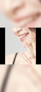 Pandora Entwined Ring Rose Gold Womens Asymmetrical Light Luxury Design Exquisite Design
