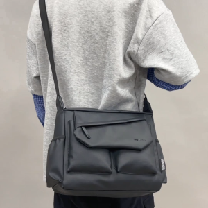 MENSPE Mens Shoulder Bag Large Capacity Messenger Bag Business Bag Waterproof Travel Bag Sports Bag Cross Body Bag Lightweight Casual Bag Leisure Sport Street Bag