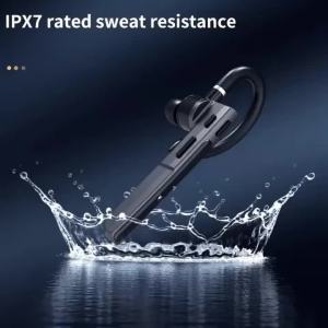 kebidumei | Ear-hook Headphones Bluetooth 5.3 Earphone Business Wireless Headset LED Display HIFI Stereo Noise Reduction Earbud for Phone