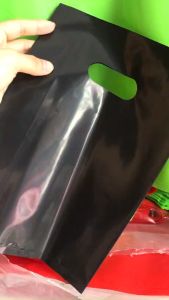 [500gr-1kg/size] Túi nilon PE bóng dẽo dai MÀU ĐEN (nhiều size)