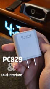 BAVIN PC829 2.4A Fast Charging Smart Wall Charger Adapter Dual USB Port Slot For Micro iPh Type-C