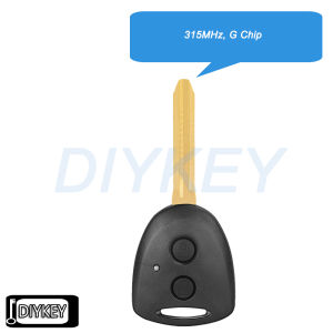2 Buttons Remote Car Key Fob 315MHz 433MHz G Chip for Toyota Avanza 2016 2017 2018