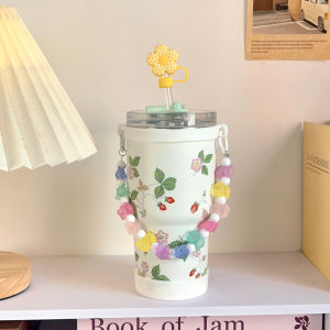 สร้อยคอแก้ว Wedgwood หลากสีสันพร้อมลูกปัด สร้อยคอแก้วแบบถือได้ DIY สำหรับทุกเพศ ทุกวัย วัสดุ ABS