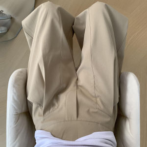 Quần Ống Rộng Cạp Cao Phong Cách Mỹ Dài Thường Ngày Cho Nữ Quần Ống Rộng Cỡ Lớn Màu Kaki Thiết Kế Dài Vừa Vặn Thoải Mái