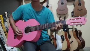 Gitar Akustik Elektrik Mympro PEMULA Classic Bonus Lengkap Free Packing Kayu