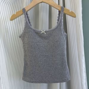 QIAOCHENXIAN | Padded Strapless Camisole with Lace Trim for Women