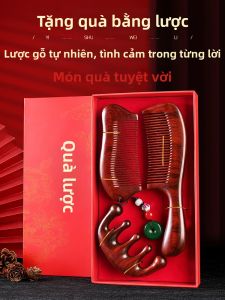 SHENGSHITANG | Bộ Tặng Kèm lược Massage Gỗ đàn Hương