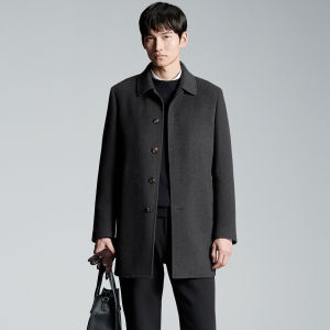 Warm Comfortable Business Casual Wool Coat 100% Wool