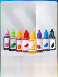 Non-Toxic Dye Childrens Science Experiment Primary Colors Tie-Dye Kindergarten Special Teaching Aids Unedible Art Painting