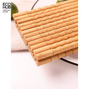 Bộ 10 đôi đũa tre ECOHUB tự nhiên Đôi Đũa Tre Cao Cấp ECOHUB Chống Mốc An Toàn