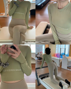 High Waist Fitness Set Womens Tight Sensation Top Seamless Yoga Pants Butt Lifting Pilates Sportswear Gym Workout Outfit