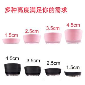 แผ่นเสริมส้นเท้าแบบซิลิโคนสำหรับรองเท้าบูทมาร์ติน แผ่นเสริมส้นเท้าแบบครึ่งแผ่นสำหรับผู้ชายและผู้หญิง แผ่นรองเท้าแบบซ่อน แผ่นรองเท้าดูดซับเหงื่อ ป้องกันกลิ่น