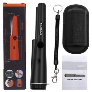 AiQUE Handheld Metal Detector GP-pointer For Treasure Search Waterproof Positioning Rod Detecting With Bracelet Lights LED