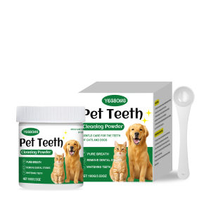 YEGBONG Pet Teeth Cleaning Powder Pet oral odor care fresh breath cleaning and care dental powder Pet Teeth Cleaning Powder Pet Oral Health Plaque