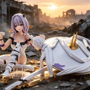 Bandai | Articulated Nikke: Scarlet Anime Game Peripheral Models Trendy Toys Anime Figurines Table Decorations And Birthday Gifts