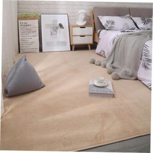 Modern Minimalist Soft Floor Carpet Bedroom Living Room Rug Mat Home Use Rectangular Mixed Material Dry Cleaning Bathroom Study